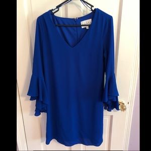 Nicole Miller bell sleeve dress
